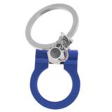 Maxbell Auto Part Car Trailer Towing Round Hook Keychain Key Ring  Blue