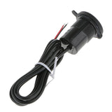 Maxbell Waterproof Motorcycle Mobile Phone USB Power Port Socket Charger Black