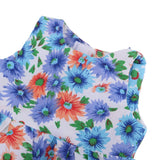 Maxbell Handmade Sleeveless Floral Dress And Hat For 18 Inch American Dolls