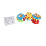 Maxbell Baby Infant Plastic Ball Rattle Shaker Grab Developmental Baby Toy - Pack of 3