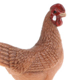 Maxbell Realistic Simulation Hen Chicken Family Farm Animal Model Action Figure for Kids Home Desk Decor