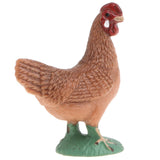 Maxbell Realistic Simulation Hen Chicken Family Farm Animal Model Action Figure for Kids Home Desk Decor