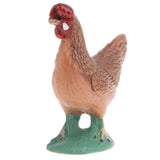 Maxbell Realistic Simulation Hen Chicken Family Farm Animal Model Action Figure for Kids Home Desk Decor