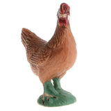 Maxbell Realistic Simulation Hen Chicken Family Farm Animal Model Action Figure for Kids Home Desk Decor