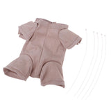 Maxbell 18inch Lifelike Reborn Cloth Body for 3/4 Arms Full Legs Baby Doll Handmade Accessory