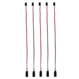 Maxbell 5pcs 300mm Servo Extension Lead Wire Cable for RC Futaba JR Male to Female