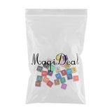 Maxbell 25Pcs Plastic Dice D6 Sided Number Dice for D&D RPG MTG Board Game Toy DIY