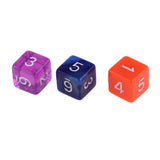 Maxbell 25Pcs Plastic Dice D6 Sided Number Dice for D&D RPG MTG Board Game Toy DIY