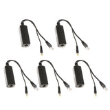 Maxbell 5x IEEE 802.3af USB Active PoE Splitter Power Over Ethernet 48V 12V Computer