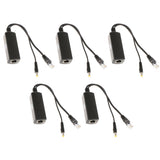 Maxbell 5x IEEE 802.3af USB Active PoE Splitter Power Over Ethernet 48V 12V Computer