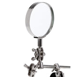 Maxbell 2 Pieces 2X5X Table Lamp Magnifier with 2.5X Helping Hand Magnifier Tools