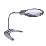 Maxbell 2 Pieces 2X5X Table Lamp Magnifier with 2.5X Helping Hand Magnifier Tools