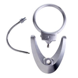 Maxbell 2 Pieces 2X5X Table Lamp Magnifier with 2.5X Helping Hand Magnifier Tools