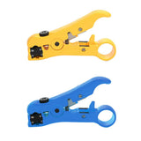 Maxbell 2pcs Wire Stripper Cable Cutter RG69/6/11/7 Crimping Tool Rotary Trimming