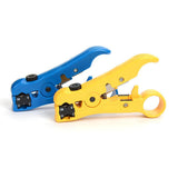 Maxbell 2pcs Wire Stripper Cable Cutter RG69/6/11/7 Crimping Tool Rotary Trimming