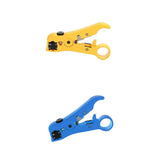 Maxbell 2pcs Wire Stripper Cable Cutter RG69/6/11/7 Crimping Tool Rotary Trimming