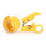 Maxbell 2pcs Wire Stripper Cable Cutter RG69/6/11/7 Crimping Tool Rotary Trimming
