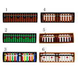 Maxbell 15 Rods Plastic Beads Column Abacus Arithmetic Toy Soroban Calculating Tool Math Learning Aid Number Counting Toy Developmental