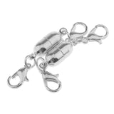 Maxbell 10 Piece Magnetic Hooks Lobster Necklace Bracelet Converter Extender Clasp