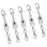 Maxbell 10 Piece Magnetic Hooks Lobster Necklace Bracelet Converter Extender Clasp