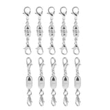 Maxbell 10 Piece Magnetic Hooks Lobster Necklace Bracelet Converter Extender Clasp