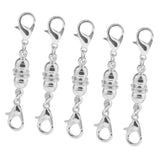 Maxbell 10 Piece Magnetic Hooks Lobster Necklace Bracelet Converter Extender Clasp