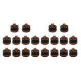 Maxbell Premium 20 Pieces 12mm Billiards Screw-On Pool Cue Replacement Repair Tips