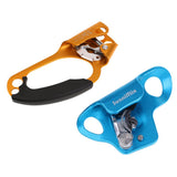 Maxbell Rock Climbing Right Hand Ascender Rope Clamp + Chest Ascender - CE Approved