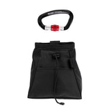 Maxbell Rock Climbing Bouldering Weightlifting Chalk Bag + 25KN Screw Lock Carabiner