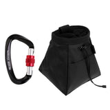Maxbell Rock Climbing Bouldering Weightlifting Chalk Bag + 25KN Screw Lock Carabiner