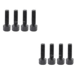 Maxbell 8pcs Water Bottle Cage Bolts Bike Hex Socket Screws Black