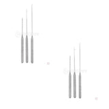 Maxbell 6pcs Carp Fishing Baiting Rig Tool Fishing Rigging Needle Stainless Steel