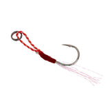 Maxbell 2 Piece Assist Hooks High Carbon Steel Fishing Hook With PE Line