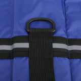 Maxbell Waterproof Oxford Fabric Strong Buoyancy Pet Life Jackets Vest - Blue L