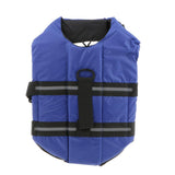 Maxbell Waterproof Oxford Fabric Strong Buoyancy Pet Life Jackets Vest - Blue L