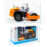 Maxbell Kids/Boys Diecast Model Road Roller Engineering Vehicle Toy Set Gift 1:22