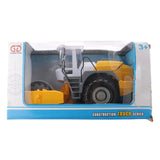 Maxbell Kids/Boys Diecast Model Road Roller Engineering Vehicle Toy Set Gift 1:22