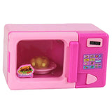 Maxbell Plastic Simulation Microwave Oven Home Appliance for Kids Role Play Toys