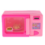 Maxbell Plastic Simulation Microwave Oven Home Appliance for Kids Role Play Toys