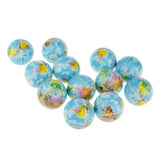 Maxbell Set of 12 Solid World Map PU Sponge Ball Release Pressure Educational Toy