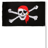 Maxbell Pirate Flag Skull & Crossbone Banner 5ft x 3 ft