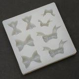 Maxbell DIY Silicone Gem Beads Pendant Mold Tray Decorating Craft Tools Jewelry Bowtie Shape