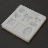 Maxbell Gem Silicone Mold for Jewelry Making Decorating Handcraft Bowtie Heart Shape Mould