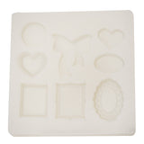 Maxbell Gem Silicone Mold for Jewelry Making Decorating Handcraft Bowtie Heart Shape Mould