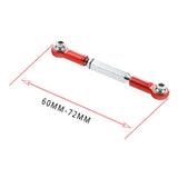 Maxbell RC Car Pull Rod Steering Pull Rod Rod with Pull Rod Base for WPL RC Golden