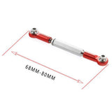 Maxbell RC Car Pull Rod Steering Pull Rod Rod with Pull Rod Base for WPL RC Golden