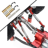 Maxbell RC Car Pull Rod Steering Pull Rod Rod with Pull Rod Base for WPL RC Golden