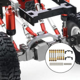 Maxbell RC Car Pull Rod Steering Pull Rod Rod with Pull Rod Base for WPL RC Golden