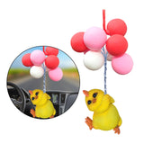 Maxbell Colorful Car Rear View Mirror Pendant Interior Decoration Yellow Chick