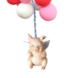 Maxbell Colorful Car Rear View Mirror Pendant Interior Decoration Little Flying Pig